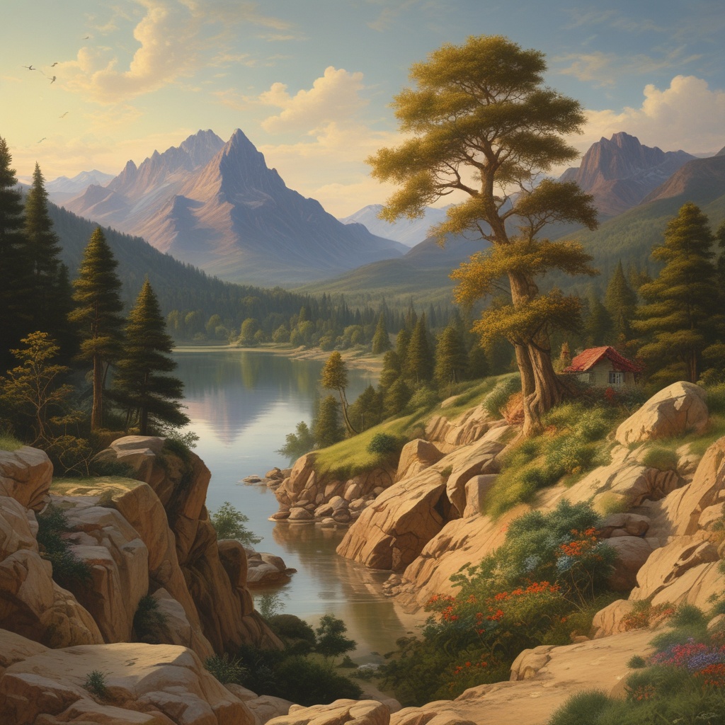 Image 1 showcasing a beautiful landscape